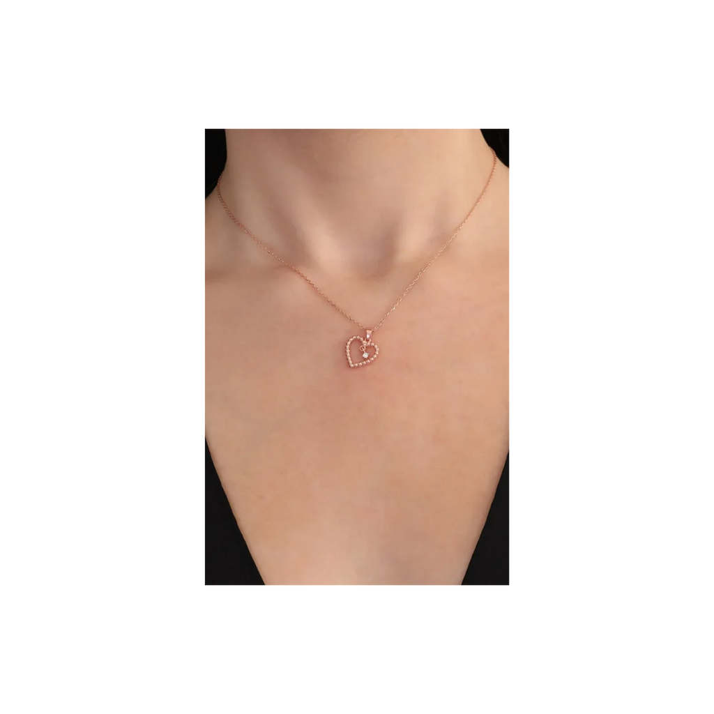 Colgante Corazón Rose